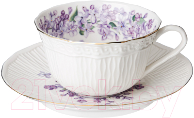 Чашка с блюдцем Lefard Lilac 760-757