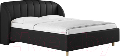 Каркас кровати Сонум Valencia 180x200 (экокожа черный)