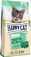 Сухой корм для кошек Happy Cat Minkas Perfect Mix Adult Домашняя птица, рыба и ягненок (500г) - 