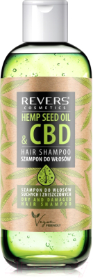 Шампунь для волос Revers CBD С натуральным маслом конопли (500мл)