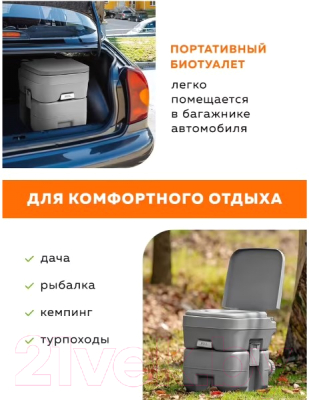 Изображение товара Портативный биотуалет ISMA ISMA-PT20-2