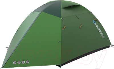 Палатка Husky Bright 4P (зеленый)