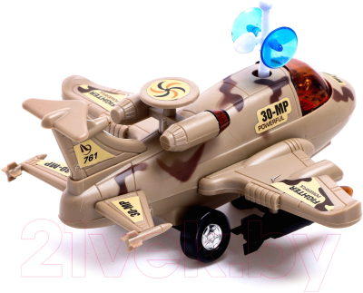 Самолет игрушечный Sima-Land Разведчик / 6918465 (коричневый)