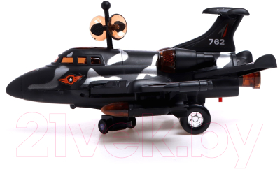Самолет игрушечный Sima-Land F-116 / 6918468 (черный)