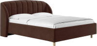 Каркас кровати Сонум Valencia 160x200 (вельвет коричневый) - 