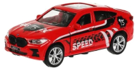 Автомобиль игрушечный Технопарк BMW X6 Спорт / X6-12SRT-RD - 