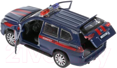 Автомобиль игрушечный Технопарк Lexus LX-570 Следственный комитет / LX570-12COM-BU (синий)