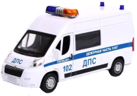 Автомобиль игрушечный Технопарк Citroen Jumper Полиция / JUMPER-14SLPOL-WH - 
