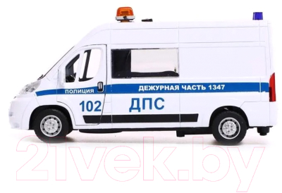 Автомобиль игрушечный Технопарк Citroen Jumper Полиция / JUMPER-14SLPOL-WH