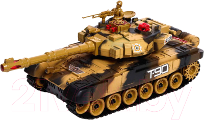 Радиоуправляемая игрушка Автоград Танк Т90 / 9231593 (коричневый)