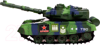 Радиоуправляемая игрушка Автоград Танк Т90 / 9224885 (зеленый)