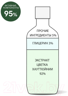 Вода для лица Derma Factory Houttuynia Cordata 92% Cleansing Water (300мл)