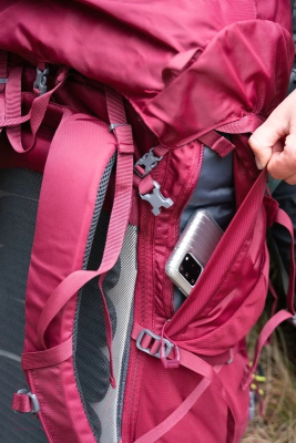 Изображение товара Рюкзак туристический Husky Ribon 60L (бордовый)