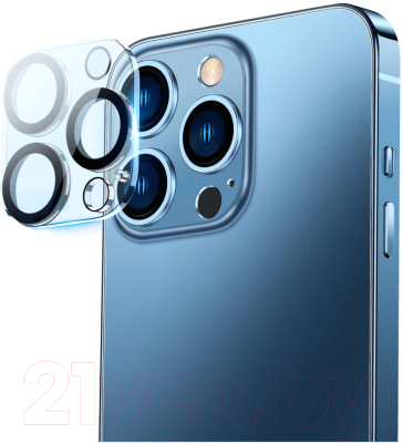 Защитное стекло для камеры телефона Baseus Для iPhone Pro/Pro Max / SGQK000802 (2шт)