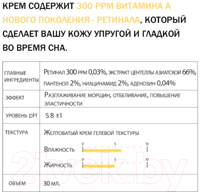 Крем для лица Derma Factory Retinal 300ppm Cream (30мл)