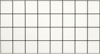Комплект панелей ПВХ Lako Decor Самоклеящаяся 60x30см Белая плитка / LKD-PH005 (17шт) - 