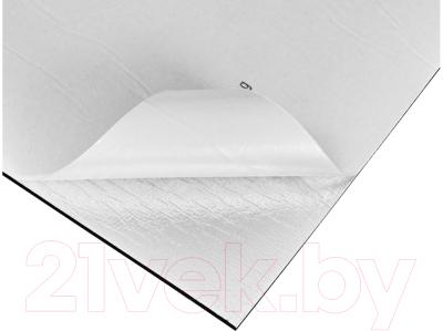 Комплект панелей ПВХ Lako Decor Самоклеящаяся 60x30см Белый мрамор / LKD-PH81018-1 (17шт)