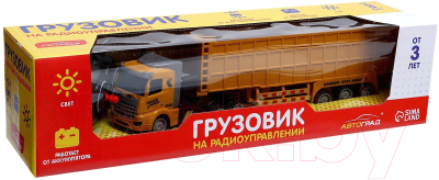 Радиоуправляемая игрушка Автоград Грузовик перевозчик / 7753088