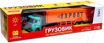 Радиоуправляемая игрушка Автоград Грузовик контейнеровоз / 7753085
