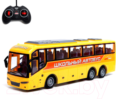 Радиоуправляемая игрушка Автоград Автобус школьный / 7753084 (желтый)