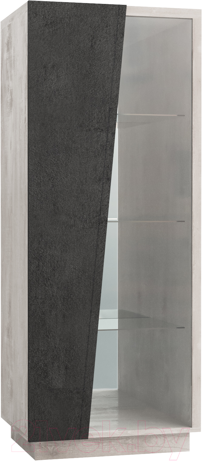 Шкаф с витриной Мебель-КМК Нирвана 0555.4 левый