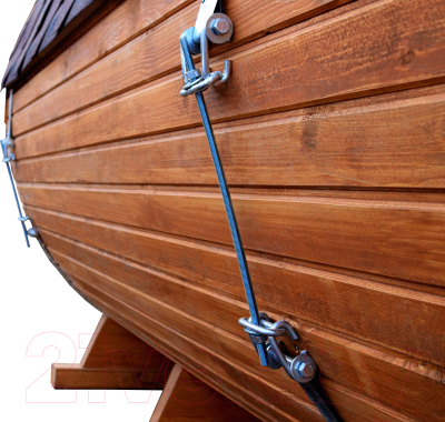 Изображение товара Баня-бочка КомфортПром с печным узлом / 10331342 (2м)