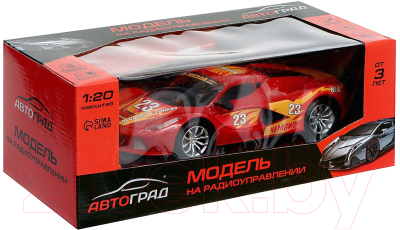 Радиоуправляемая игрушка Автоград Машина СпортКар / 7642892 (красный)