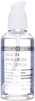 Сыворотка для лица Derma Factory Niacin Hyaluron 21% Serum (80мл)