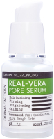 Сыворотка для лица Derma Factory Real-Vera Pore Serum С экстрактом алоэ вера (30мл) - 