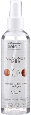 Тоник для лица Bielenda Coconut Milk Cocoon Effect Увлажняющий (200мл)