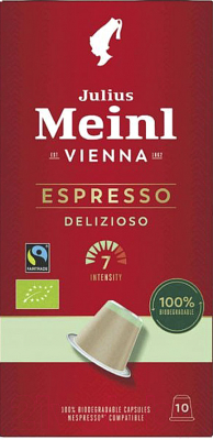 Кофе в капсулах Julius Meinl Inspresso Biodegradable Espresso Delizioso (10шт)