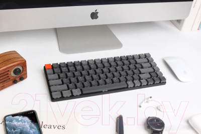 Клавиатура Keychron K3 Grey RGB Gateron G Pro Red Switch / K3-B1-RU