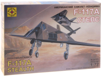 Сборная модель Моделист Американский самолет-невидимка F-117А Стелс / 207211 - 