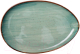 Тарелка столовая обеденная AksHome Vital 31x21.5x3.3 (зеленый) - 