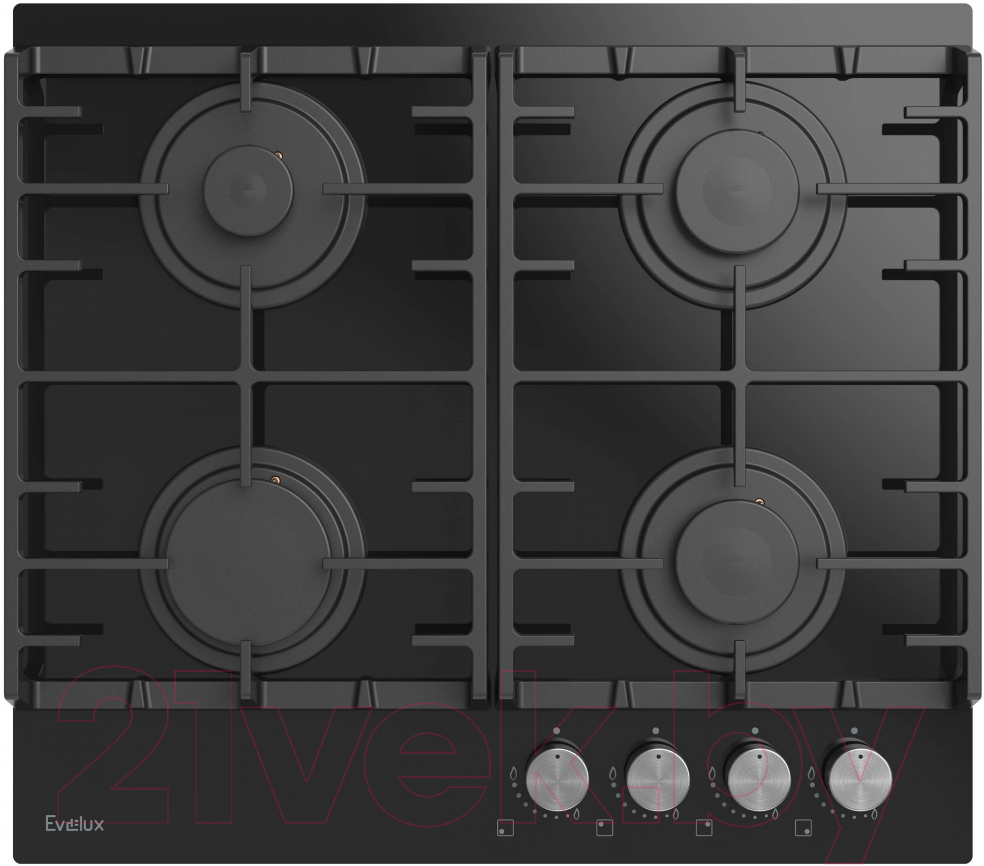 Газовая варочная панель Evelux HEG 600 BG