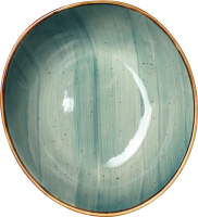 Тарелка столовая глубокая AksHome Vital 23x21.5x8 (зеленый) - 