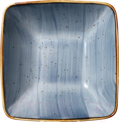 Тарелка столовая глубокая AksHome Vital 1 19.3x19.3x7 (синий)