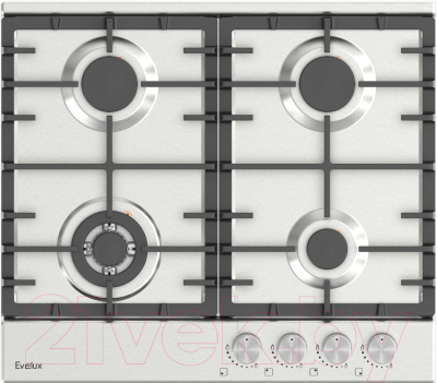 Газовая варочная панель Evelux HEG 650 X