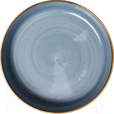 Тарелка столовая глубокая AksHome Vital 2 20x20x4 (синий)