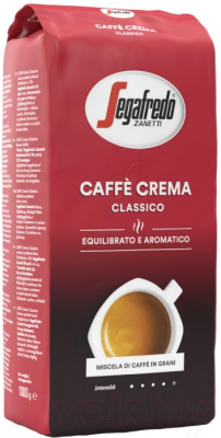 Кофе в зернах Segafredo Zanetti Caffe Crema Classico (1кг)