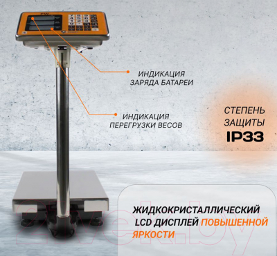 Изображение товара Весы платформенные Shtapler PW 60 30x40 / 71057095