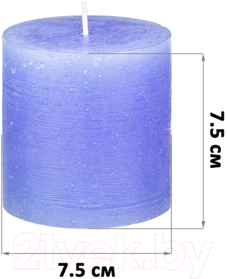 Набор свечей El Casa Candeline 121101 (3шт, белый/голубой/молочный)