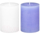 Набор свечей El Casa Candeline 121105 (2шт, белый/голубой) - 