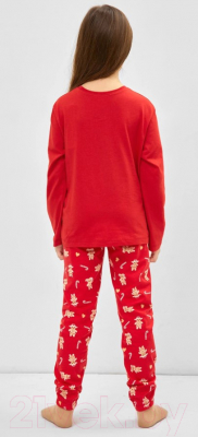 Пижама детская Mark Formelle 567726 (р.98-52, красный/печеньки на красном)