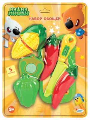 Набор игрушечных продуктов Играем вместе Набор овощей Ми-ми-мишки / B1536371-R5