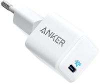 Адаптер питания сетевой Anker Port 3 Nano A2633 20W WT / ANK-A2633G22-WT (белый) - 
