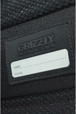 Рюкзак Grizzly RU-337-2 (черный/синий)
