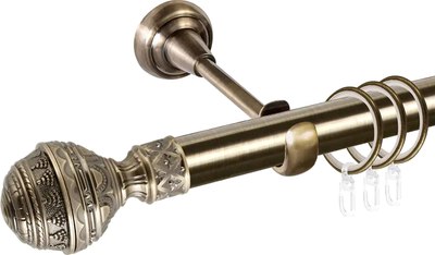 

Карниз для штор, Prime D16Г + наконечники Ампир