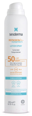 Спрей солнцезащитный Sesderma Repaskin Прозрачный для тела SPF50 (200мл)