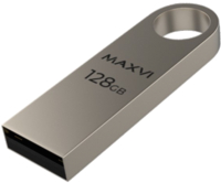 Usb flash накопитель Maxvi MK 128GB 2.0 (металлик/серебристый) - 